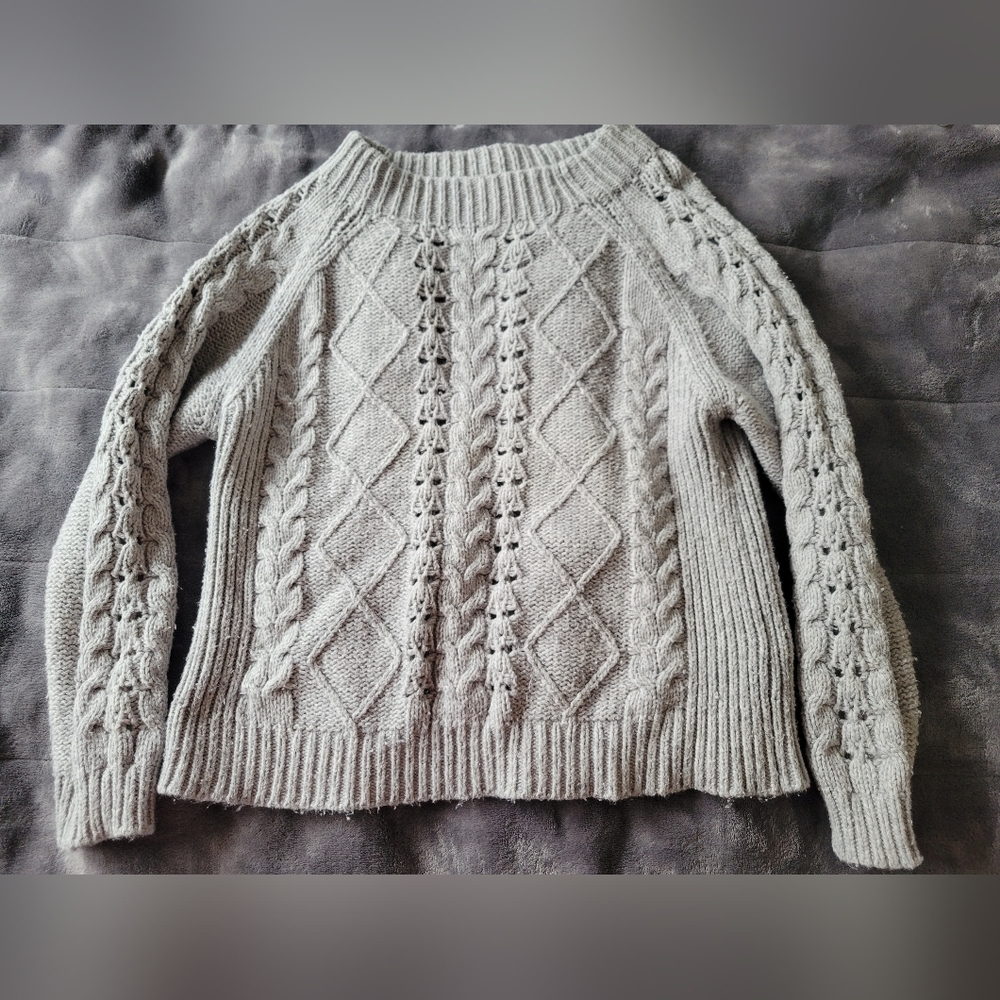 J. Crew Grey Crewneck Sweater